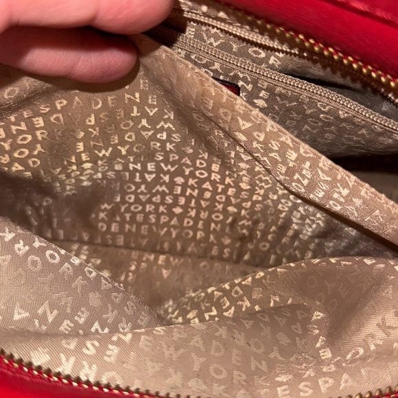 Kate Spade Red Leather Lana Satchel - Picture 12 of 14